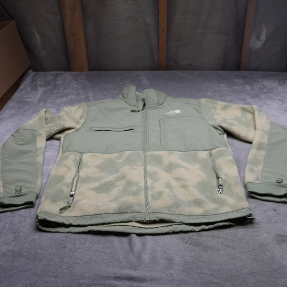 North Face Jacket Mens Medium Green Camo Denali 2 Fleece Full Zip Winter RARE